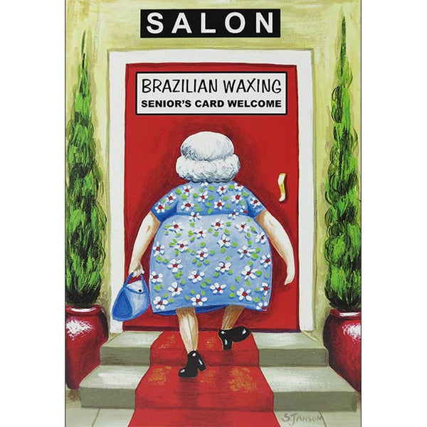 Greeting Card - Salon Visit