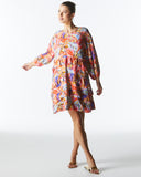 Midsummer Mini Dress - Sunset Palm