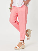 Sarah Linen Pant - Coral