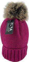 Knitted Beanie - Hot Pink