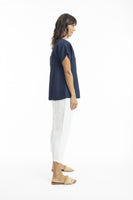 Linen Pant - White