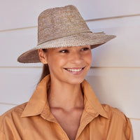 Jacqui Mannish Hat - Mix Camel