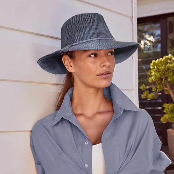 Jacqui Mannish Hat - Ash Grey