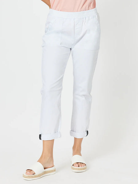 Isabella Cotton Pant - White