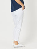 Isabella Cotton Pant - White