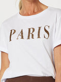 Paris Beaded T-Shirt - Bronze