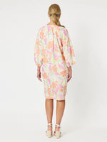 Florida Keys Floral Dress - Pink Multi