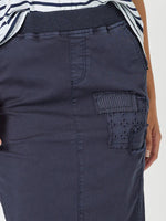 Portia Denim Skirt - Navy