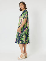 Como Printed Dress - Green