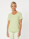 V Neck Tee - Celery