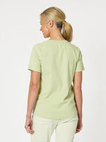 V Neck Tee - Celery