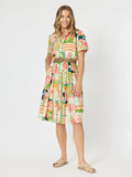 Cancun Button Front Dress - Multi