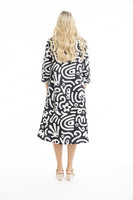 Poplin Print Dress