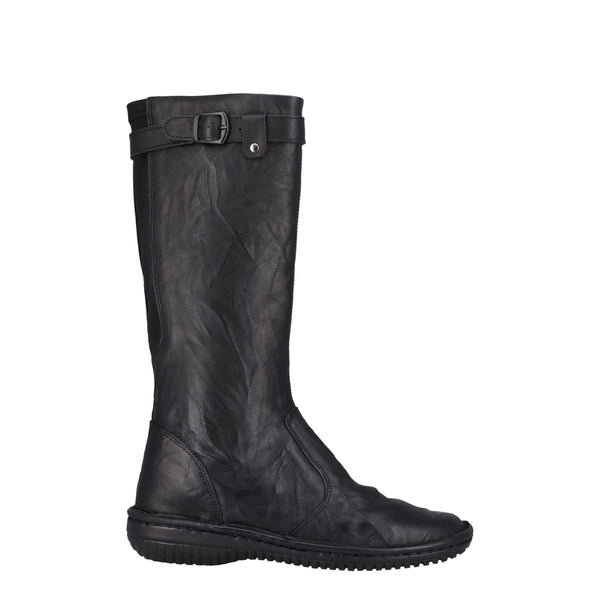 Cabello Crinkle Boot - Black