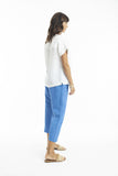 Linen Pant - Blue