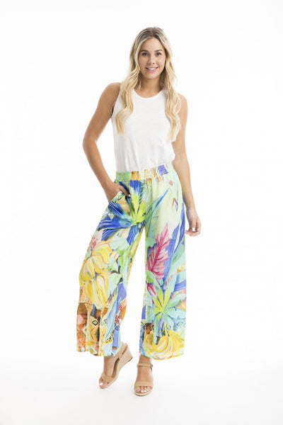 Tropical Print Pant