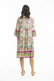 Fleur Layered Dress with Frill Sleeve