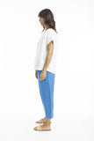 Linen Pant - Blue