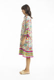 Fleur Layered Dress with Frill Sleeve