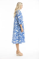 Poplin Print Dress