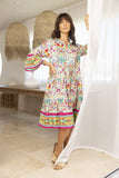 Fleur Layered Dress with Frill Sleeve