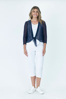 Mesh Cardi - Navy