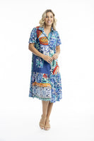 Cayman Midi Patch Dress