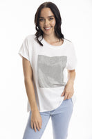 Diamante-Printed T-Shirt