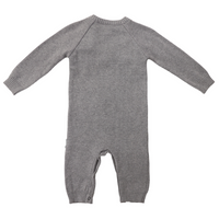 Tip Truck Onesie - Charcoal