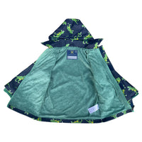 T-Rex Lined Raincoat - Peacock