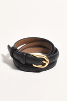 Blake Thin Jeans Belt - Black