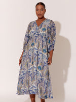 Carla Midi Dress - Paisley Print