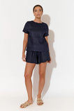 Billy Linen Short - Navy