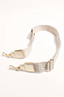 Geo Webbing Bag Strap - Nude