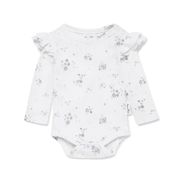 Grace Floral Flutter Onesie