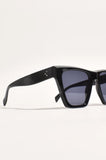 Oversized Structured Sunglasses - Black