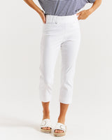 Crop Bengaline Pant - White