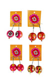 Bobble Earrings - Boho Bright