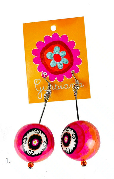 Bobble Earrings - Boho Bright