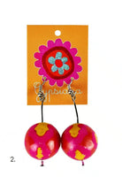 Bobble Earrings - Boho Bright