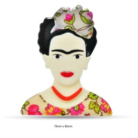 The Face of Frida Brooch