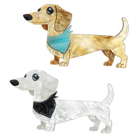 Donny the Dachshund Brooch