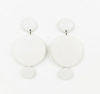 Bernice Earrings - White