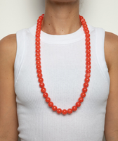 Dorie Necklace - Orange