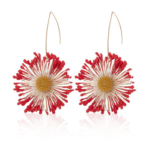 Sienna Earrings - Red