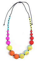 Harlequin Necklace - Lime