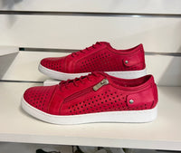 Cabello EG17 Leather Sneaker - Fuchsia