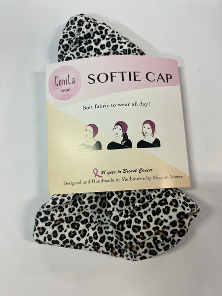 Leopard Print Softie Cap