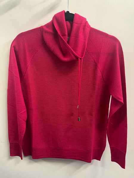 Snood Pullover - Fuchsia