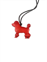 Wooden Poodle Necklaces